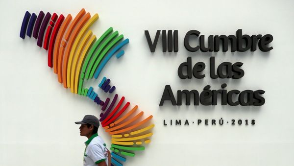 La VIII Cumbre de las Américas en Lima, Perú La VIII Cumbre de las Américas en Lima, Perú - Sputnik Mundo