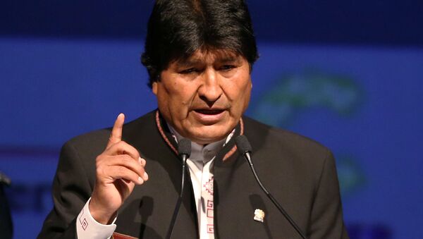 Evo Morales, presidente de Bolivia (archivo) - Sputnik Mundo