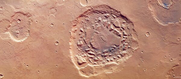 El cráter de Ismenia Patera, en Marte - Sputnik Mundo