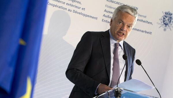 Didier Reynders, ministro de Exteriores de Bélgica - Sputnik Mundo