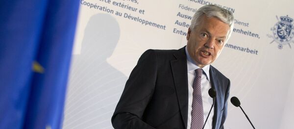 Didier Reynders, ministro de Exteriores de Bélgica - Sputnik Mundo