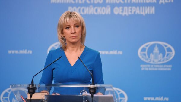 María Zajárova, la portavoz del Ministerio de Exteriores de Rusia - Sputnik Mundo