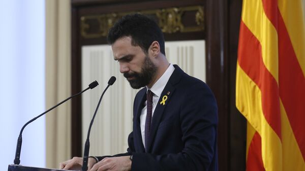 Roger Torrent, el presidente del Parlamento de Cataluña - Sputnik Mundo