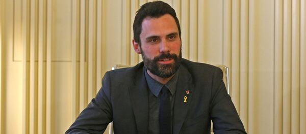 Roger Torrent, presidente del Parlamento de Cataluña Roger Torrent, presidente del Parlamento de Cataluña - Sputnik Mundo