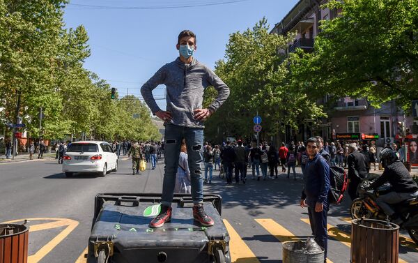 Protestas en Armenia - Sputnik Mundo