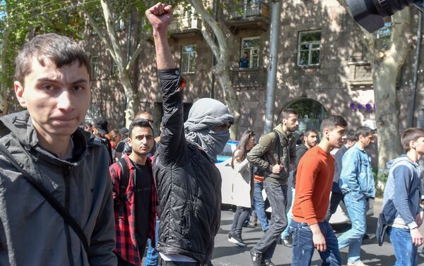 Protestas en Armenia - Sputnik Mundo