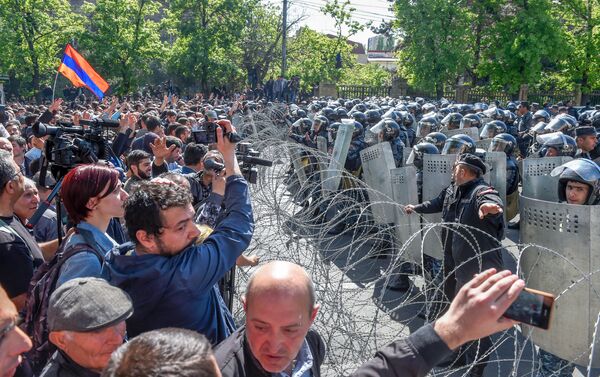 Protestas en Armenia - Sputnik Mundo