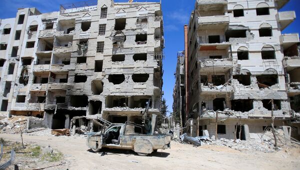 Situación en Duma, Siria (archivo) - Sputnik Mundo