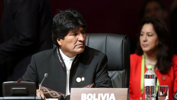 Evo Morales, presidente de Bolivia - Sputnik Mundo