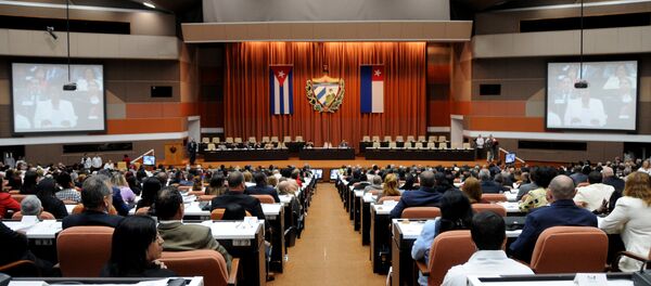 Sesión de la Asamblea Nacional de Cuba en La Habana Sesión de la Asamblea Nacional de Cuba en La Habana - Sputnik Mundo