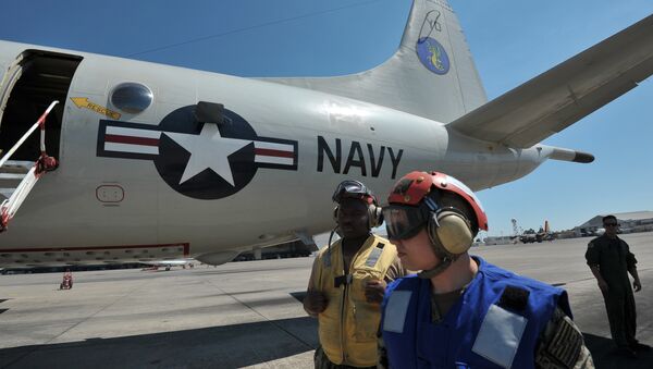 Nave de la Marina de EEUU en el aeródromo de Sigonella (Italia) - Sputnik Mundo