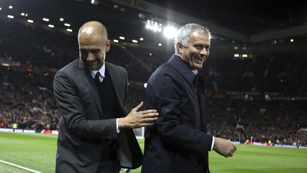 Josep Guardiola y José Mourinho (Archivo) - Sputnik Mundo