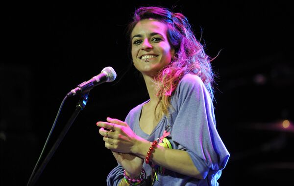 Concierto de la cantante española Bebe - Sputnik Mundo