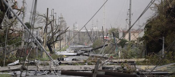 Las consecuencias del huracán María en Puerto Rico (archivo) - Sputnik Mundo