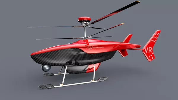 Helicóptero no tripulado VRT300 (imagen gráfica) 