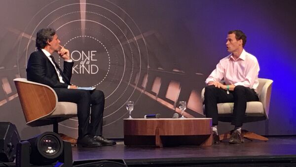 George Gordon, director regional de Uber, durante el American Bussines Forum - Sputnik Mundo