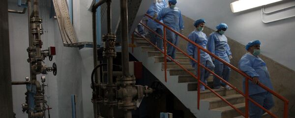 Dentro de una planta nuclear iraní, foto de archivo - Sputnik Mundo