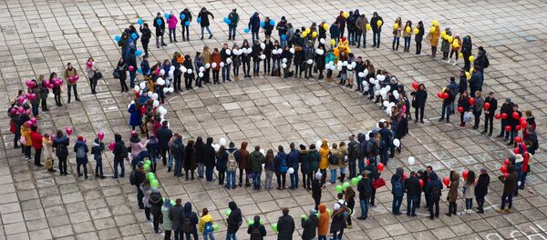 Los estudiantes de la Universidad Estatal de Sebastopol durante el Festival Mundial de la Juventud y Estudiantil Sochi 2017 - Sputnik Mundo