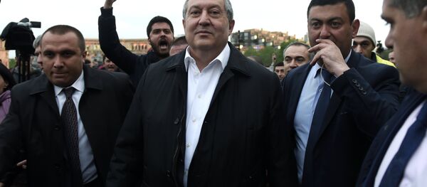  El presidente de Armenia, Armén Sarkisián - Sputnik Mundo