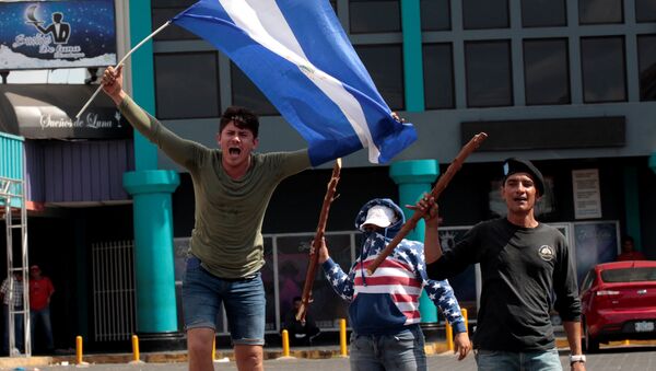 Protestas en Managua, Nicaragua (archivo) - Sputnik Mundo