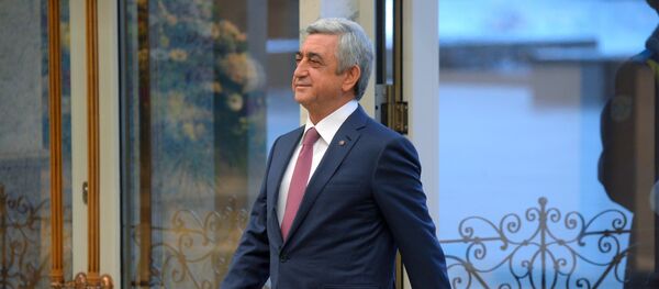 Serzh Sargsián, el primer ministro de Armenia - Sputnik Mundo