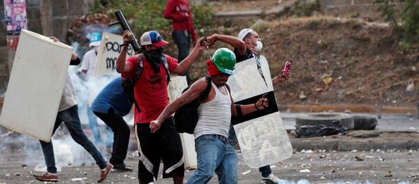 Protestas en Managua, Nicaragua Protestas en Managua, Nicaragua - Sputnik Mundo