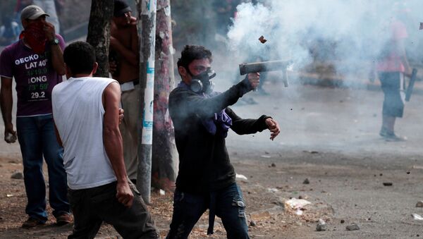 Protestas en Nicaragua Protestas en Nicaragua - Sputnik Mundo