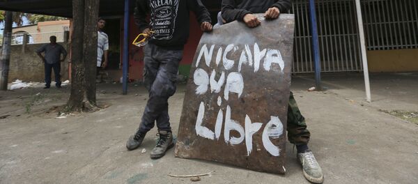 Protestas en Nicaragua Protestas en Nicaragua - Sputnik Mundo