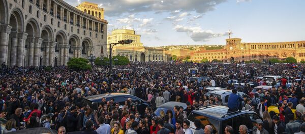 Protestas en Armenia - Sputnik Mundo