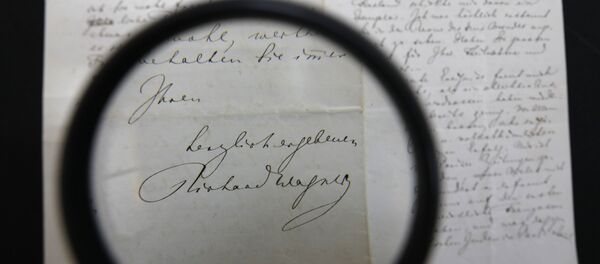 Carta manuscrita de Wagner de contenido antisemita - Sputnik Mundo