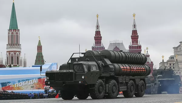 S-400 Triumf ruso en la Plaza Roja de Moscú