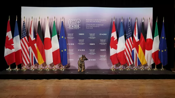 Banderas de los países miembros de G7