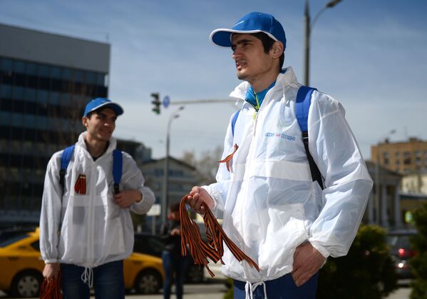 Comienza la tradicional campaña 'Cinta de San Jorge' - Sputnik Mundo