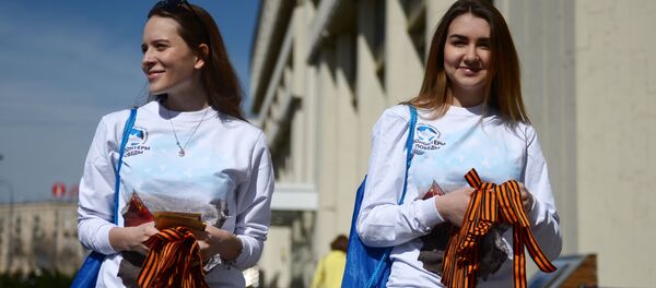 Comienza la tradicional campaña 'Cinta de San Jorge' - Sputnik Mundo