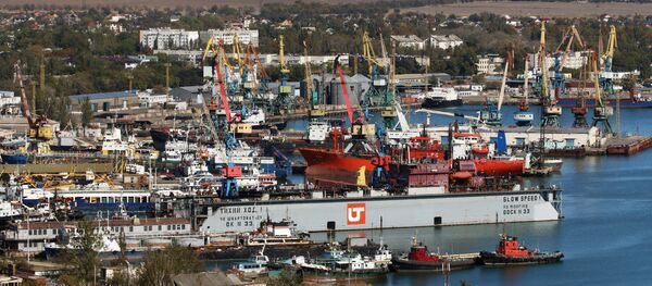 Un puerto en Crimea - Sputnik Mundo