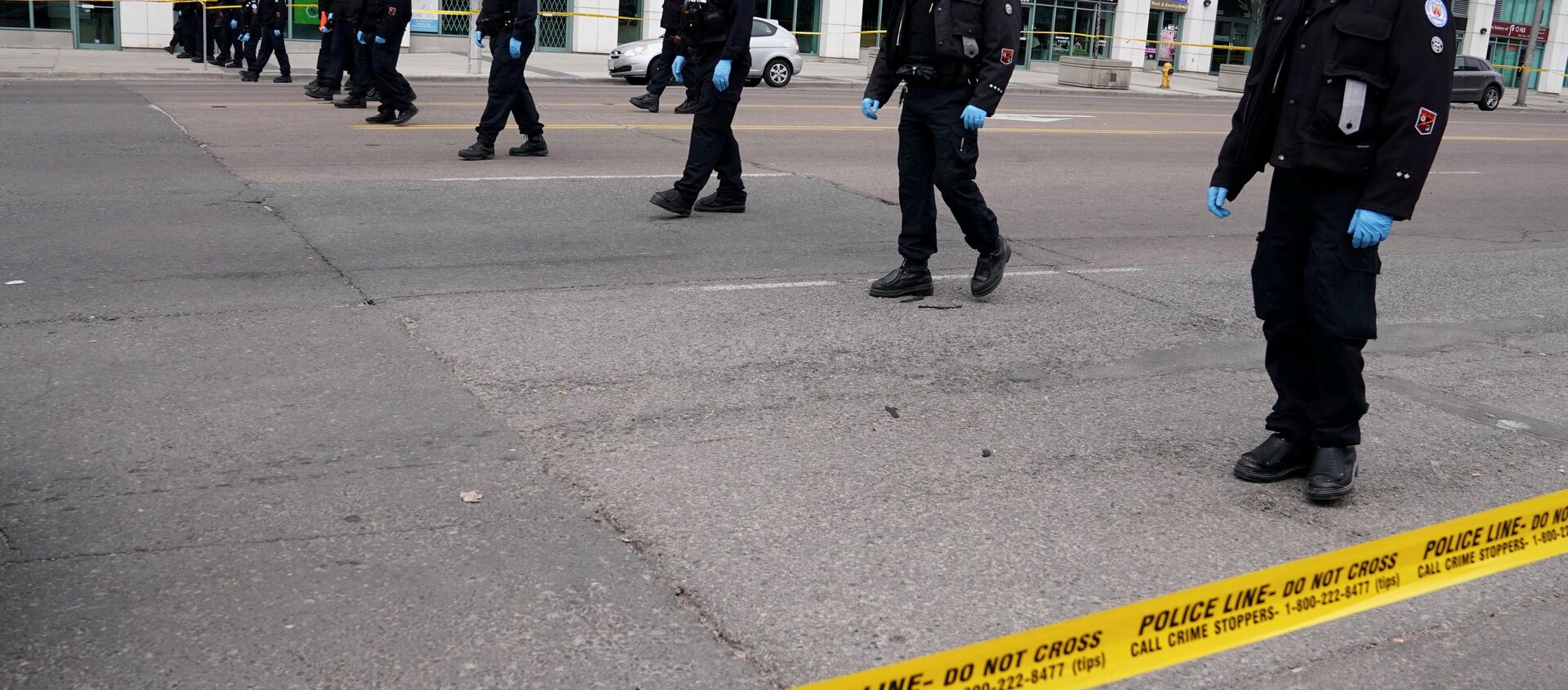 Policía en el lugar del atropello en Toronto Policía en el lugar del atropello en Toronto - Sputnik Mundo, 1920, 24.04.2018