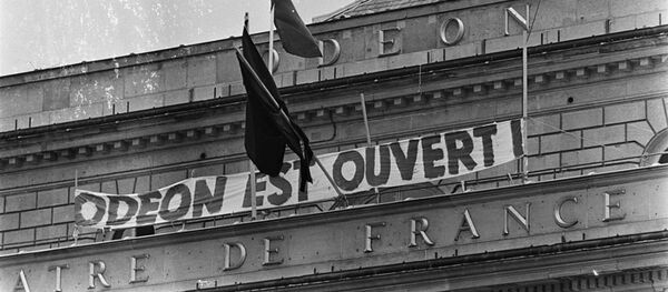 El teatro Odéon, ocupado por estudiantes y artistas en mayo de 1968 - Sputnik Mundo