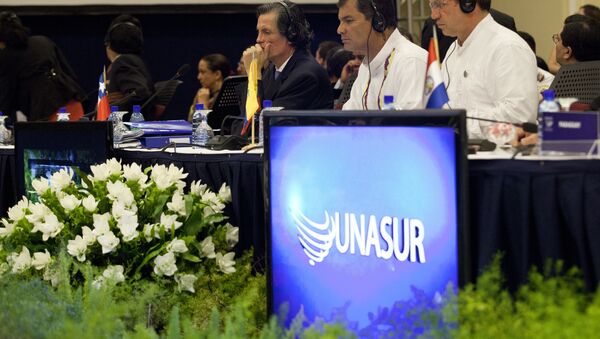 Logo de Unasur - Sputnik Mundo