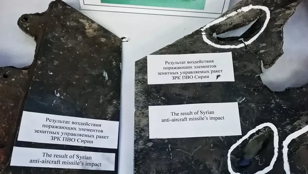 Fragmentos de misiles lanzados por EEUU y aliados contra Siria y derribados por la defensa antiaérea siria