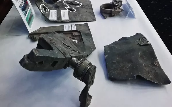 Fragmentos de misiles lanzados por EEUU y aliados contra Siria y derribados por la defensa antiaérea siria Fragmentos de misiles lanzados por EEUU y aliados contra Siria y derribados por la defensa antiaérea siria - Sputnik Mundo