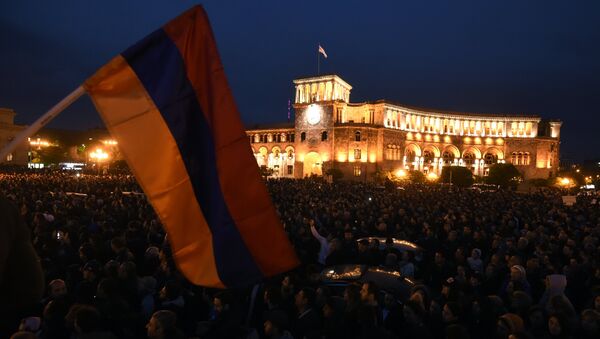 Protestas en Armenia - Sputnik Mundo