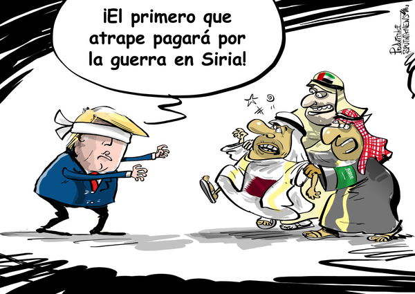 ¡Listos o no, allá voy! ¿Quién pagará por la guerra siria? - Sputnik Mundo