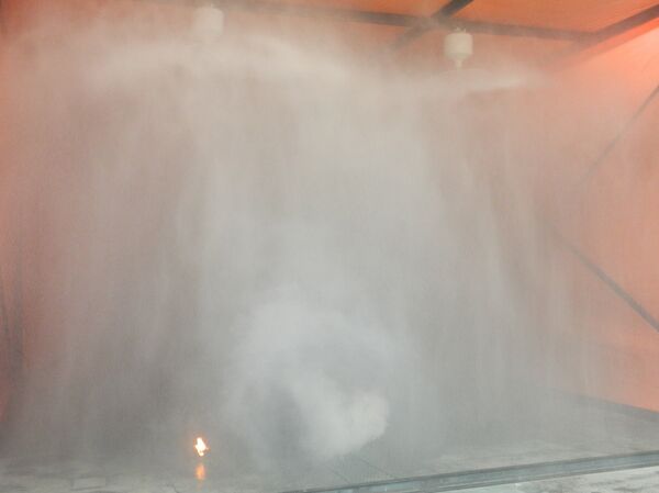 Demostración de los módulos antiincendios Uracan - Sputnik Mundo