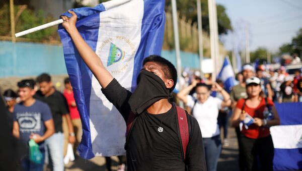 Protestas en Nicaragua - Sputnik Mundo