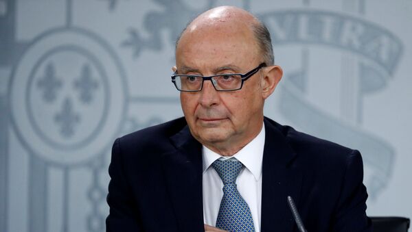 Cristóbal Montoro, ministro de Hacienda y Administraciones Públicas de España - Sputnik Mundo