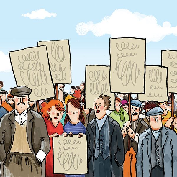 Una de las ilustraciones de El Capital para niños, de Liliana Fortuny y Joan Riera - Sputnik Mundo