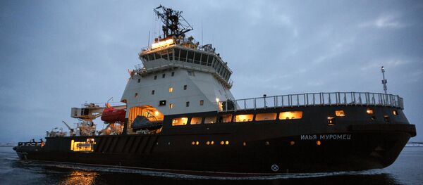 Rompehielos diésel-eléctrico Ilia Muromets - Sputnik Mundo