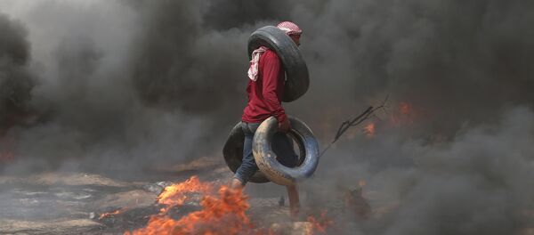 Situación en la Franja de Gaza (archivo) - Sputnik Mundo