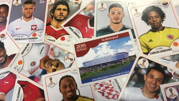 Figuritas del álbum Panini Rusia 2018 - Sputnik Mundo