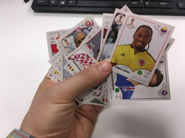 Figuritas del álbum Panini Rusia 2018 - Sputnik Mundo